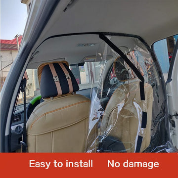 Alibaba Black Uber or Taxi Driver Clear Vehicle Protective Shield Curtain